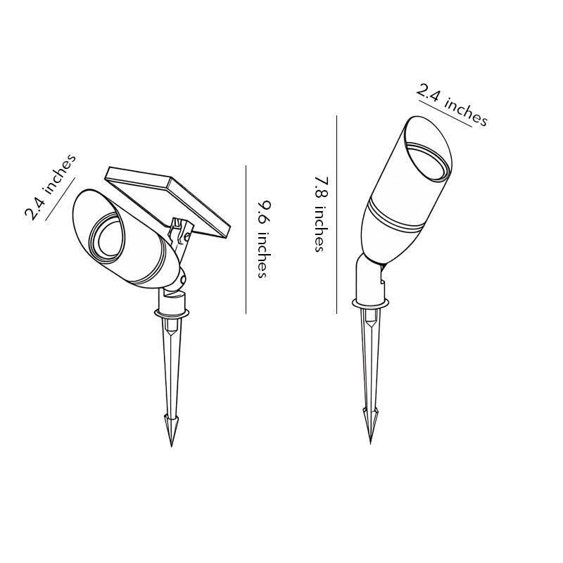 Solar Spotlight for Trees Outdoor Courtyard Lawn Landscape Light