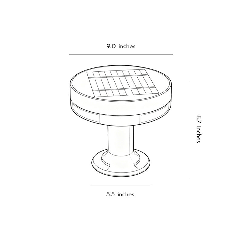 Pillar Light for Home Outdoor Waterproof Garden Light
