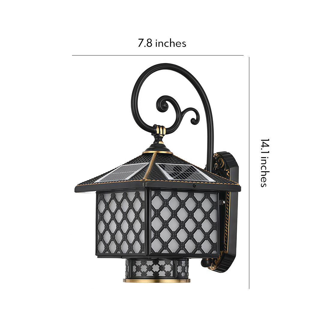 Solar Outdoor Sconces European-Style Waterproof Lamp
