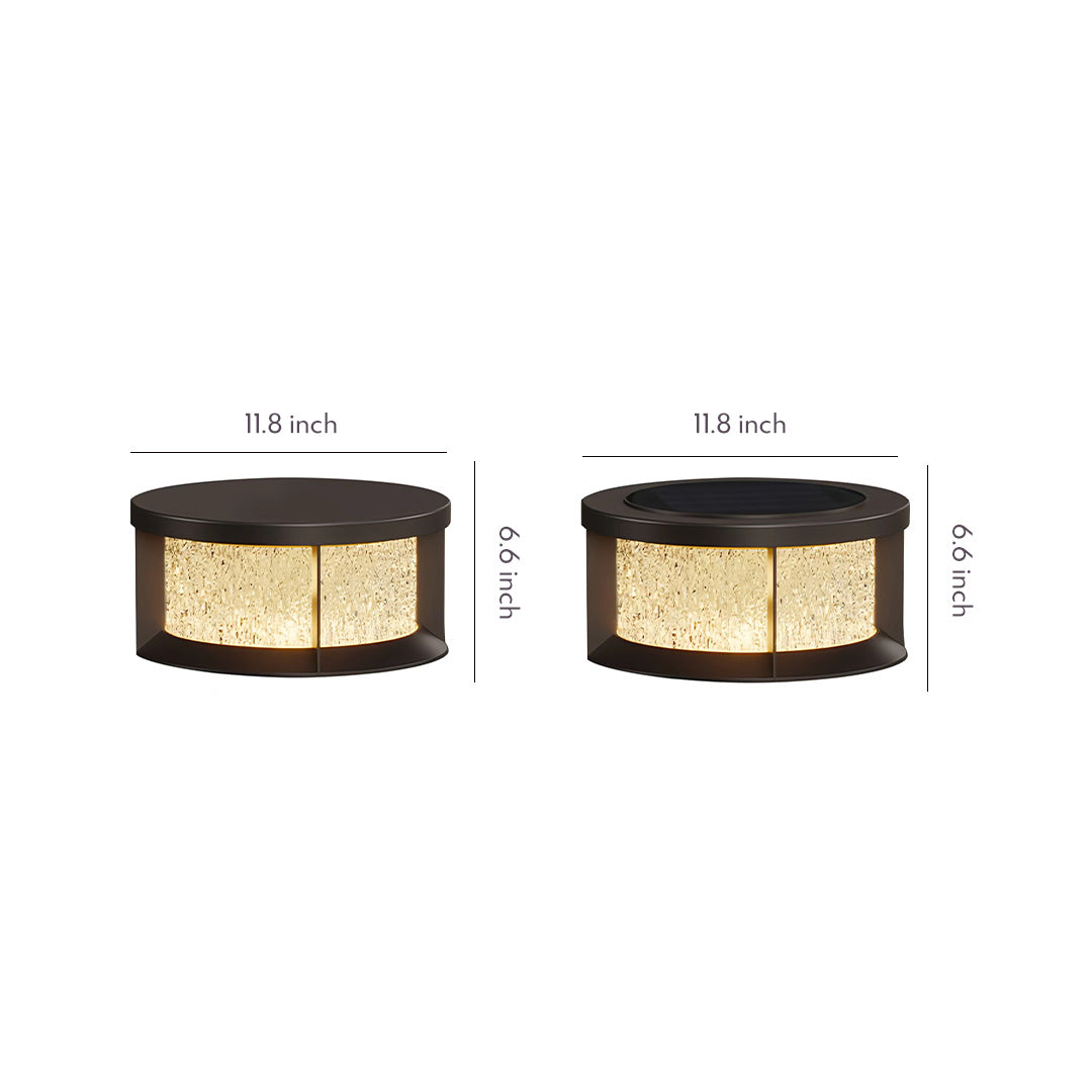 Outdoor Gate Pillar Post Lighting Waterproof Metal Light