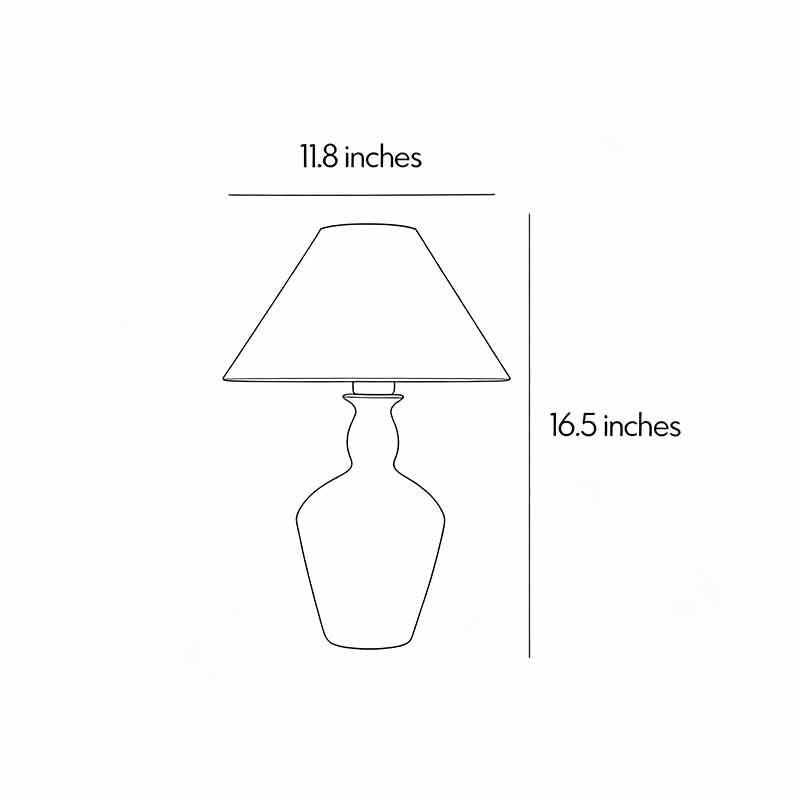 Ceramic Bedside Table Lamps Wabi-Sabi Style Moss Lamps