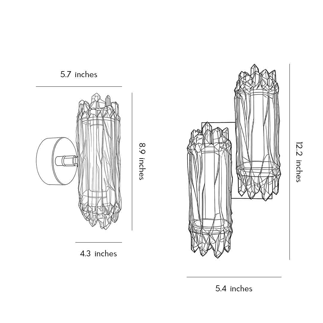 Modern Wall Lighting Minimalist Luxury Aluminum Lamp