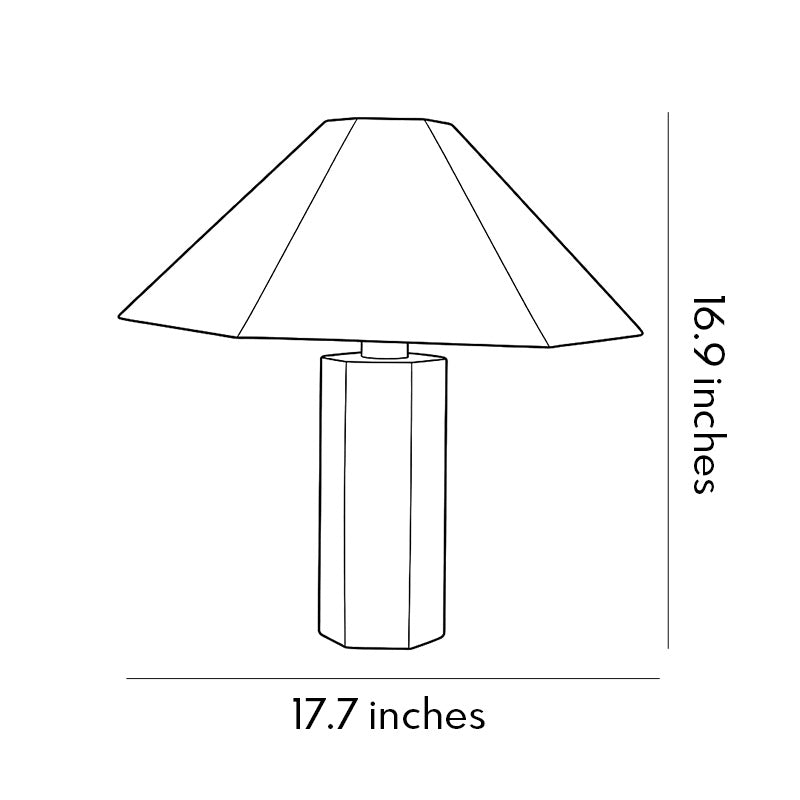 Vintage Wooden Table Lamp Wabi-Sabi Style Bedside Light