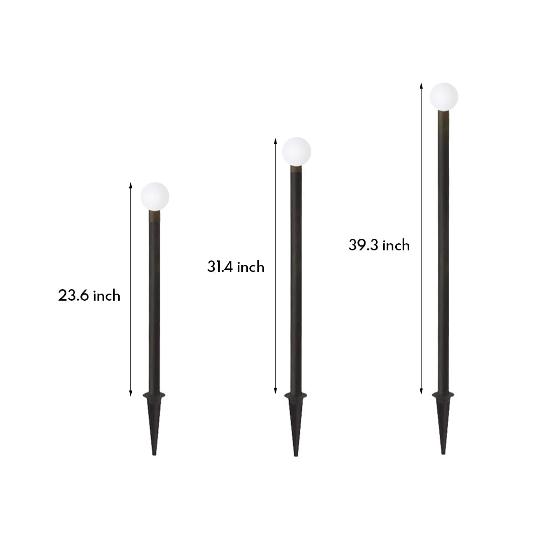 Outdoor Stake Light Modern Courtyard Waterproof LED Ground Insert Light