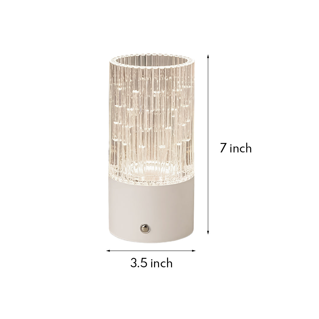 Deco Table Lamp with ABS and PS Material Artistic Vase Light