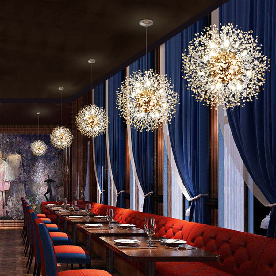 24'' Shrub Inspired LED Vintage Chandelier Pendant Light Hanging Lamp