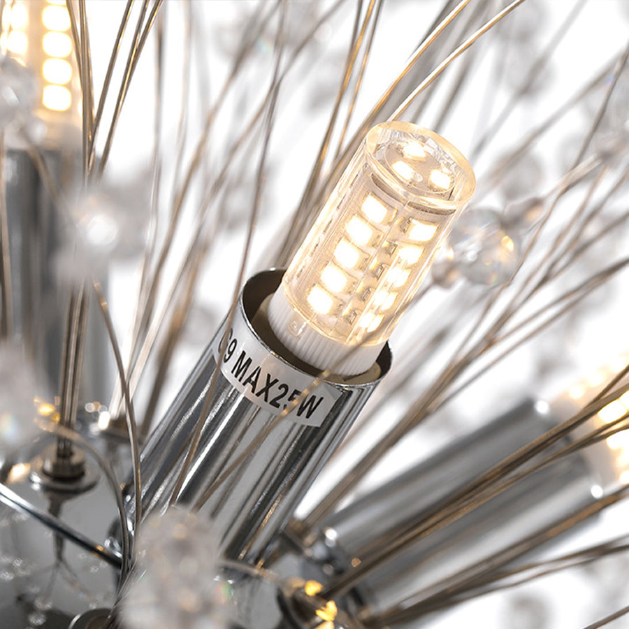 24'' Shrub Inspired LED Vintage Chandelier Pendant Light Hanging Lamp