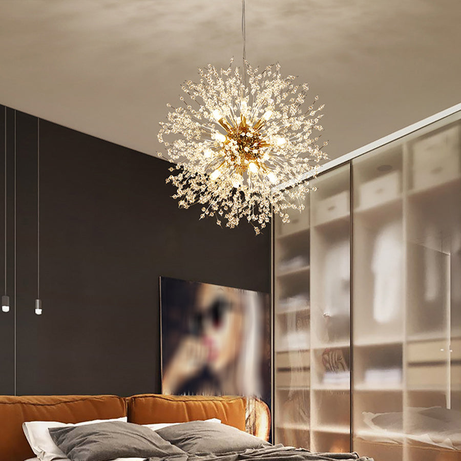 24'' Shrub Inspired LED Vintage Chandelier Pendant Light Hanging Lamp