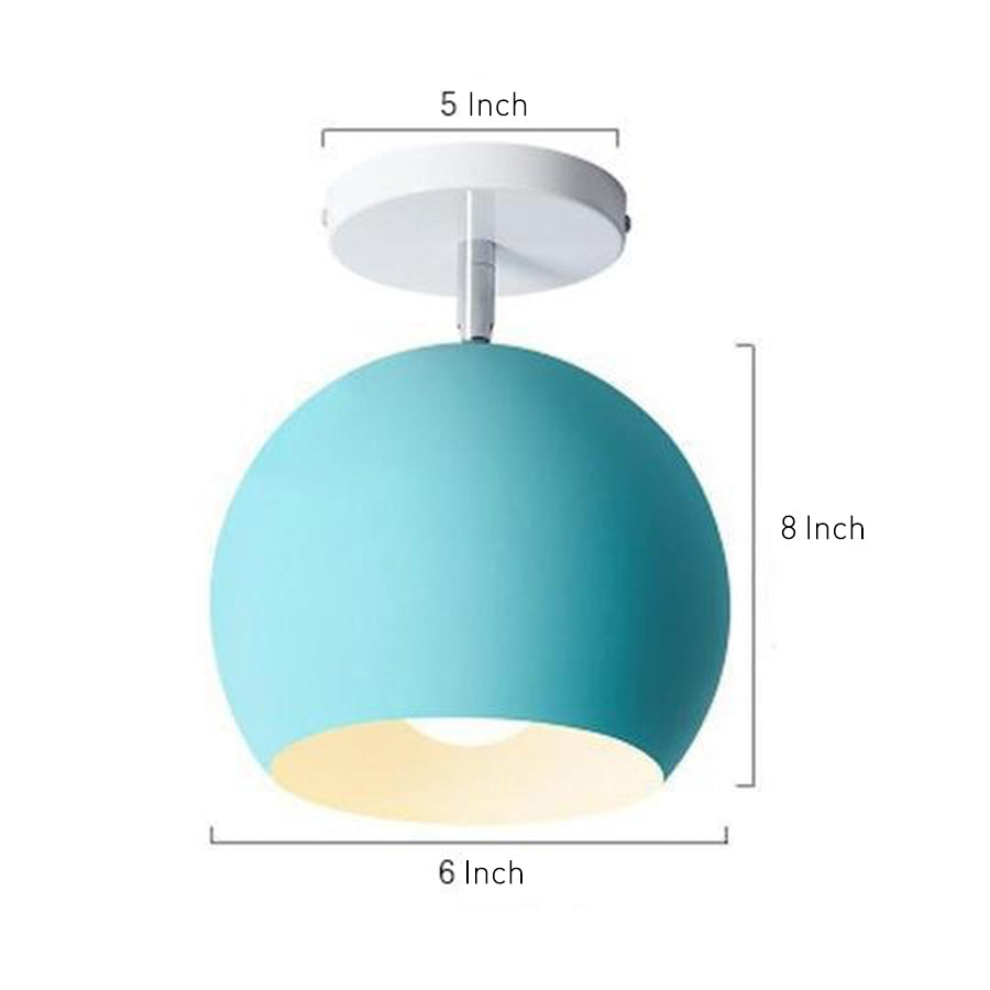 3 Overlapping Ovals LED Ceiling Light Flush Mount Metal Light