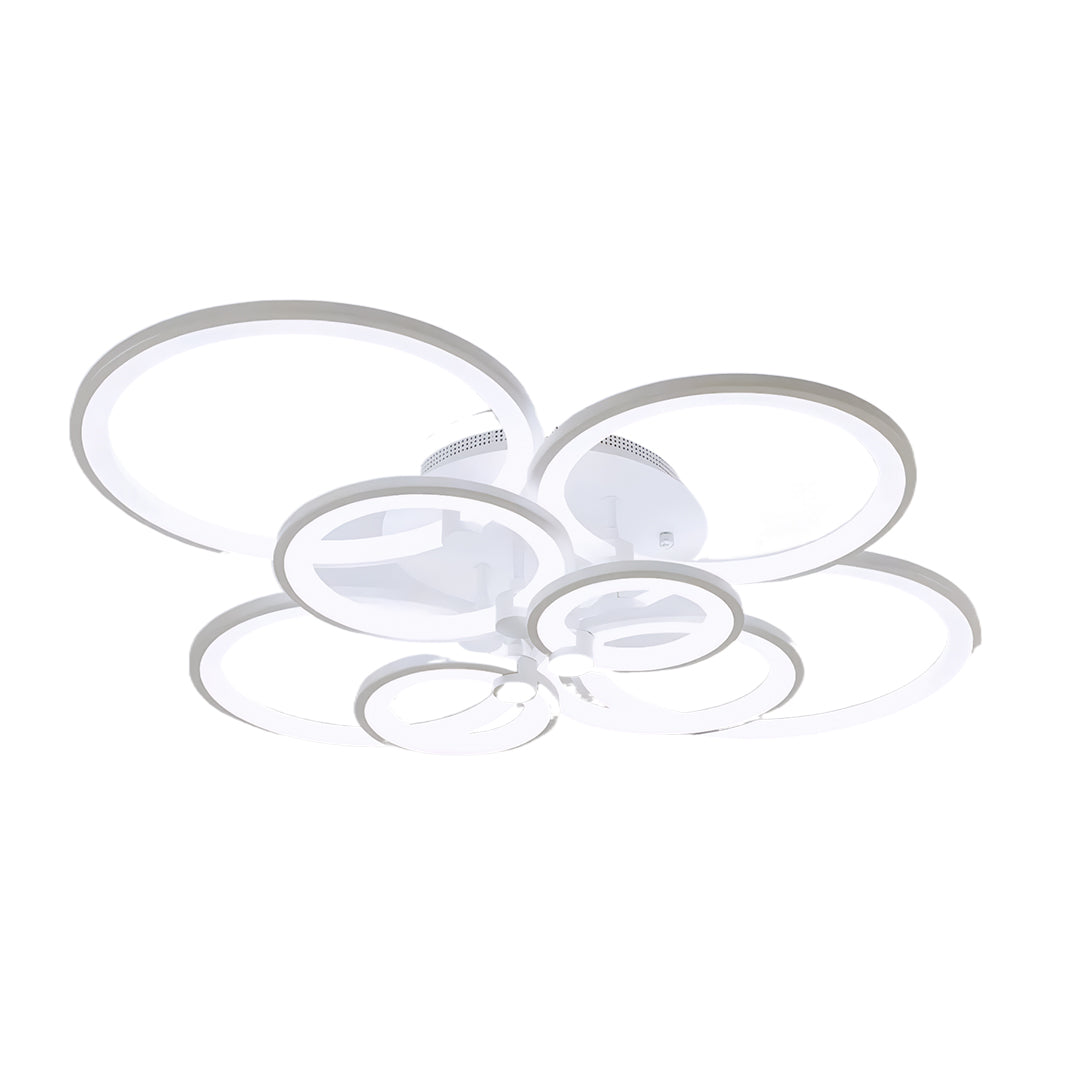 Elegant Semi Flush Mount Ceiling Lights with Unique Overlapping Rings