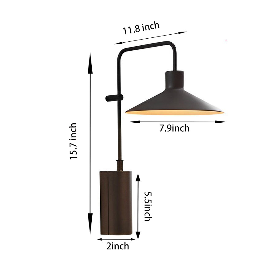 Waterproof LED Creative Modern Outdoor Wall Lamp Swing Arm Wall Sconces