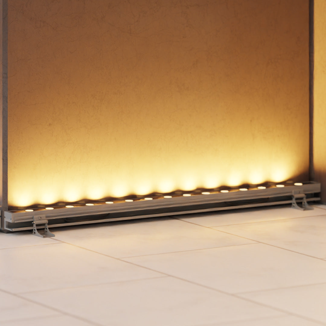 Linear Up LED Outdoor Wall Washer Lights Wall Landscape Lamp with Baffle