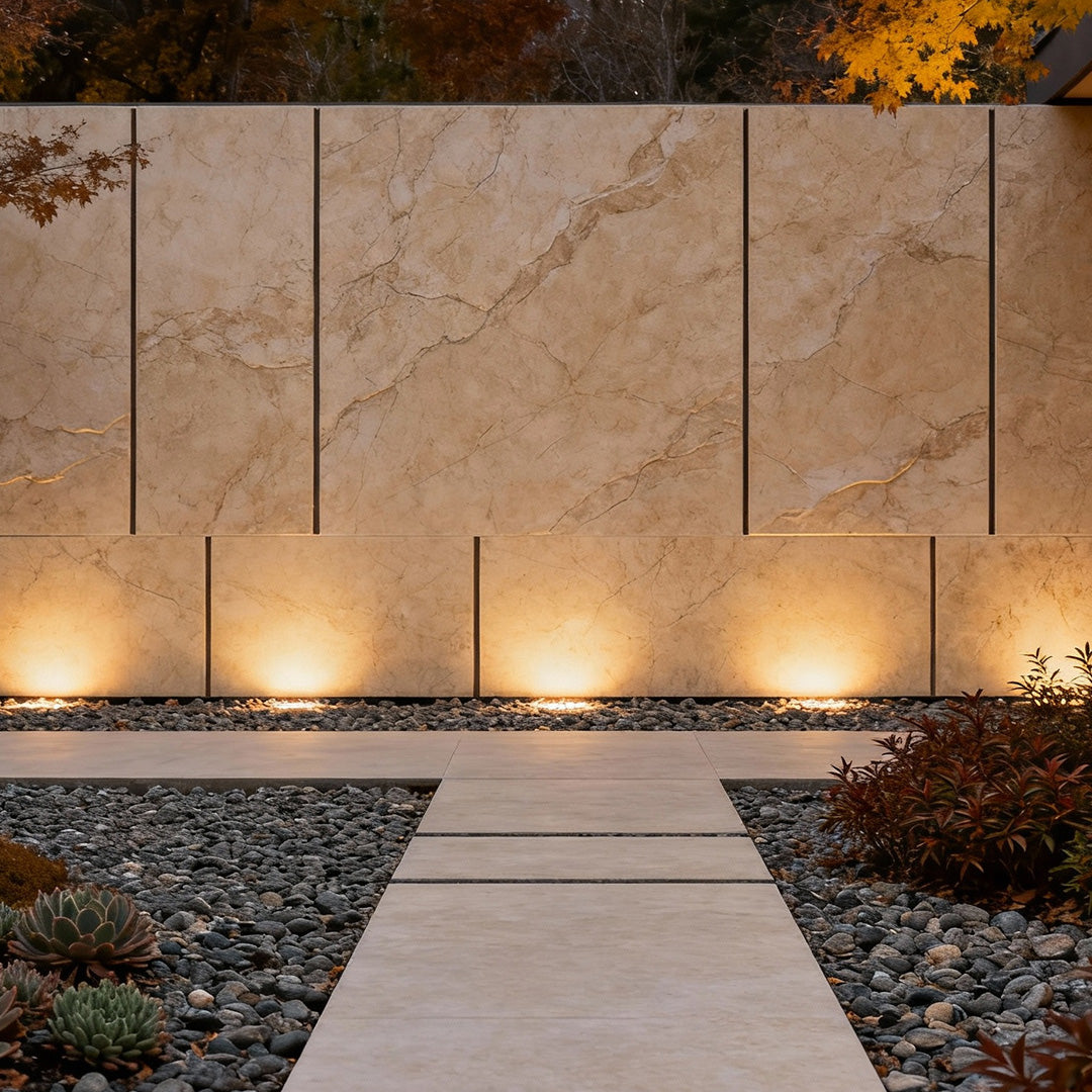 Landscape Lighting Set: Well Light, Step Light & Transformer