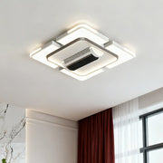 Bladeless Ceiling Fans With Light Full Spectrum LED Fan Lamp