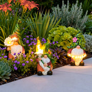Resin Solar Gnomes Garden Lights