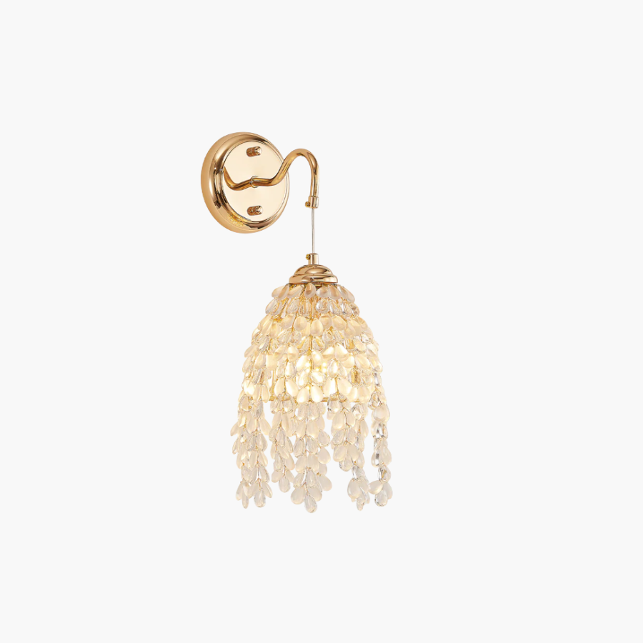 Minimalist Crystal LED Wall Sconce