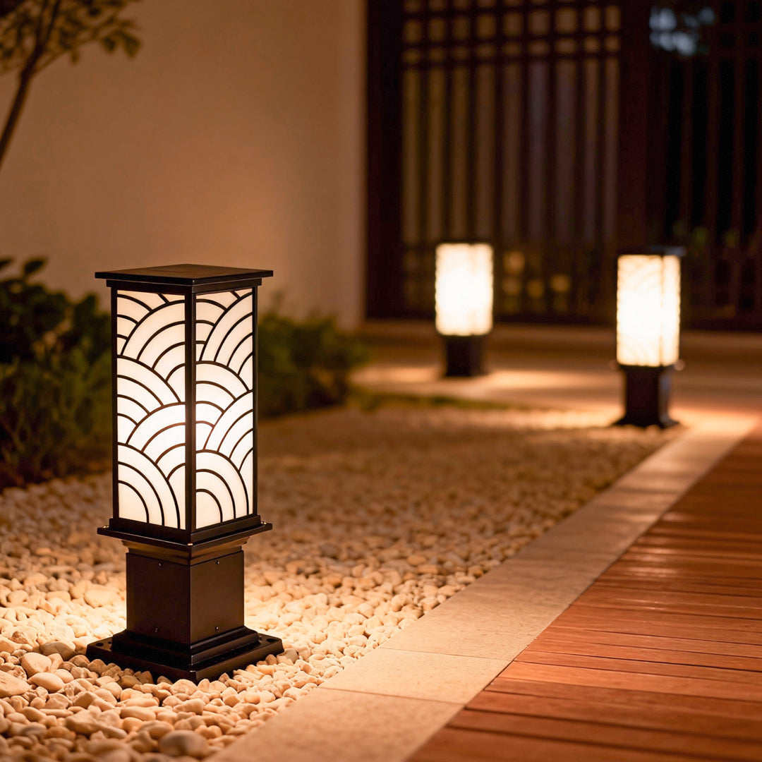 Exterior Bollard Light Outdoor Waterproof Lawn Lamp