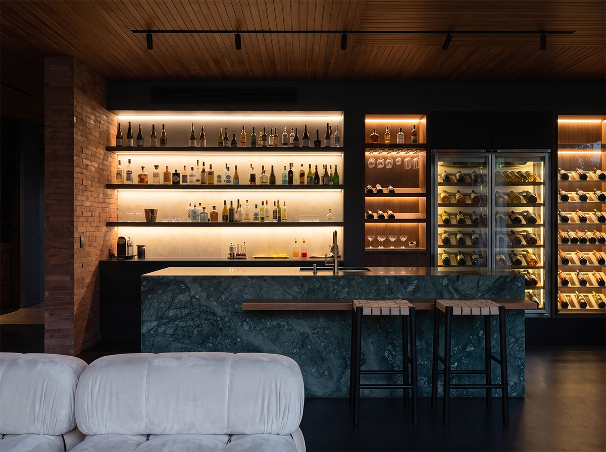Bar Shelf Lighting