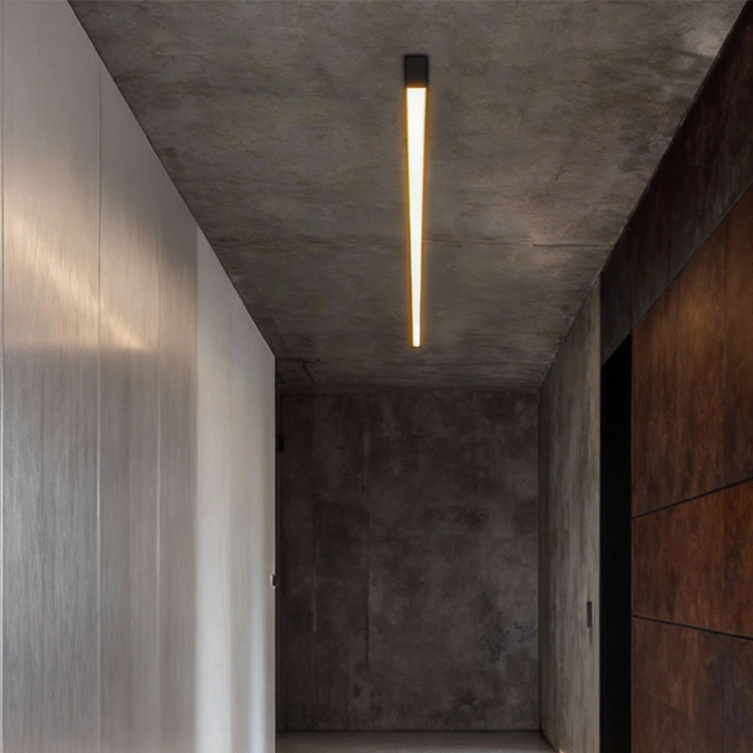 Minimalist Strip Stepless Dimming LED Modern Ceiling Light with Remote Control