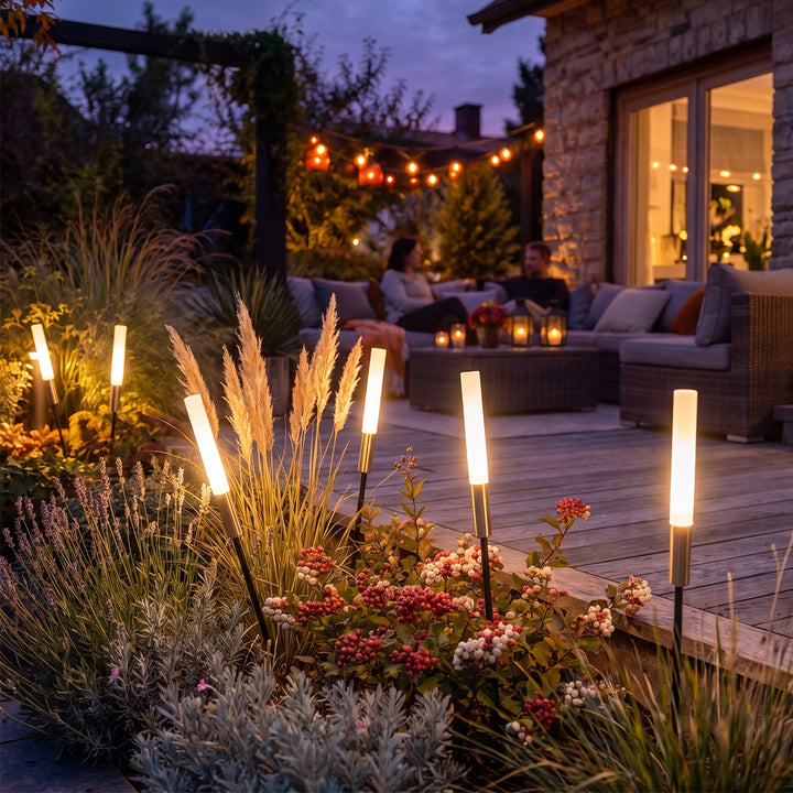 Landscape Light Spikes Outdoor LED Lawn Metal Light