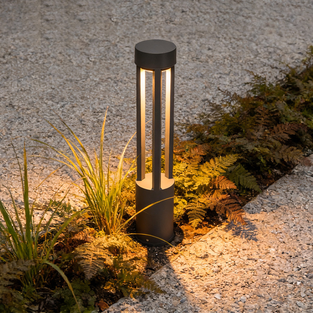COB 30W LED Bollard Light Modern Open Fixture for Elegant Landscape Lighting