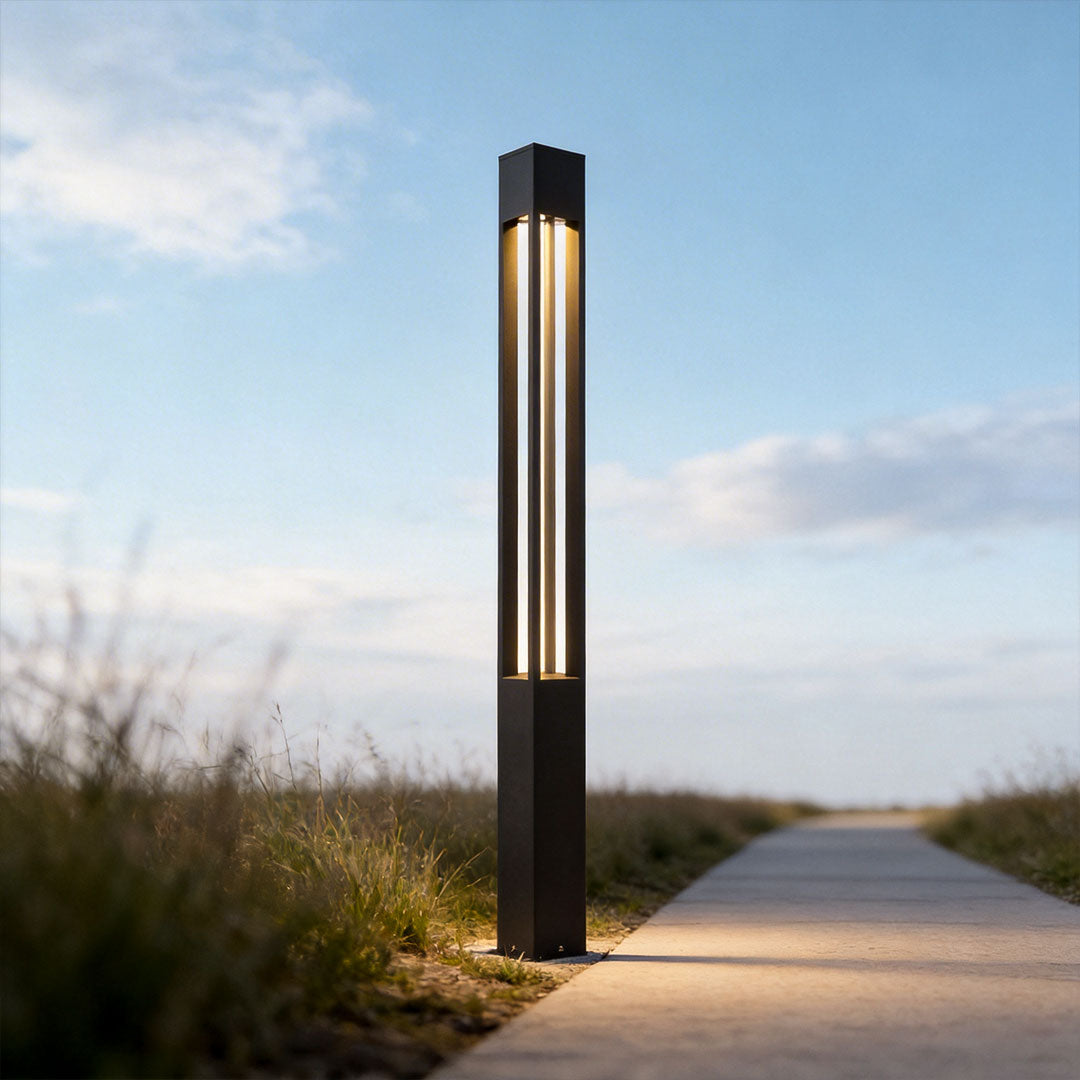 LED Bollard Path Lights Open Frame Garden Landscape Light – Dazuma