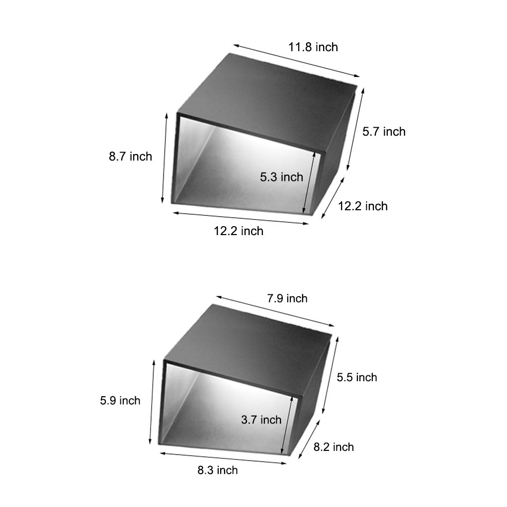 Unique Stainless Steel Artful Cube Outdoor Landscape Light Modern Geometric Illumination