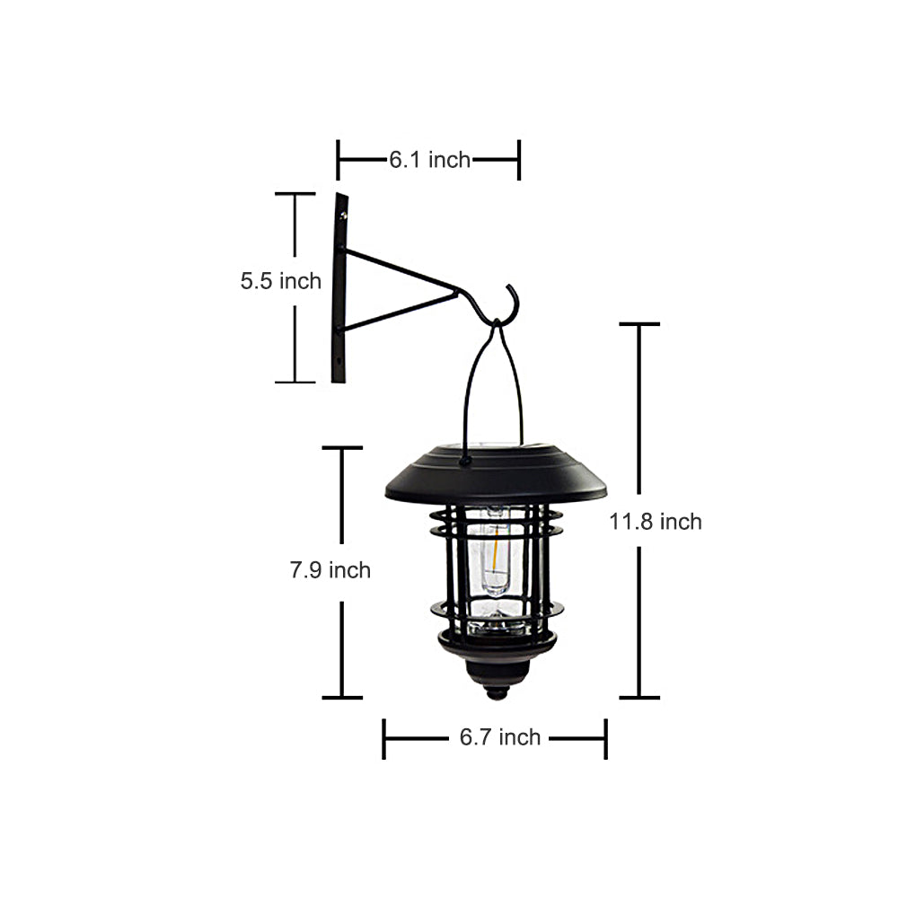 Industrial Style Solar Outdoor Wall Lights Wall Sconce Lighting LED Wall Lamp