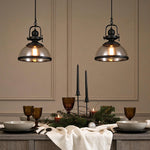 Antique Glass Iron Retro Industrial Pendant Ceiling Lights Dining Room Hanging Island Lamp