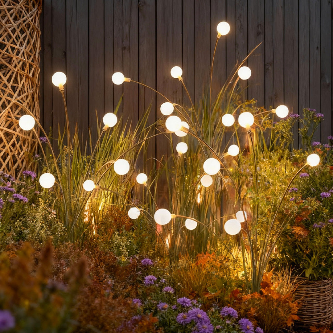 Solar Firefly Garden Lights Eco-Friendly & Weatherproof Outdoor Lighting