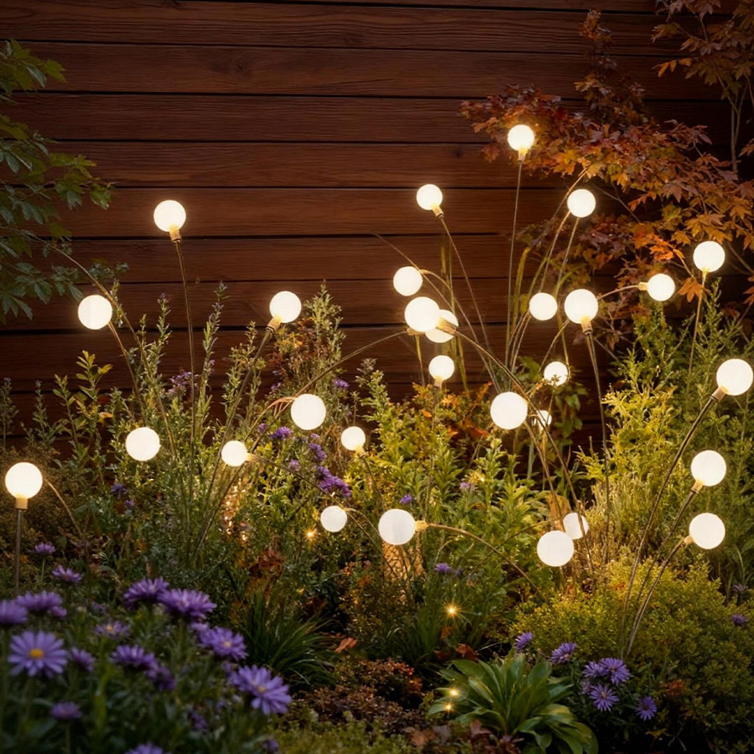 Solar Firefly Garden Lights Eco-Friendly & Weatherproof Outdoor Lighting