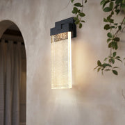 Rectangular Bubble Crystal Waterproof LED Modern Outdoor Wall Lamp