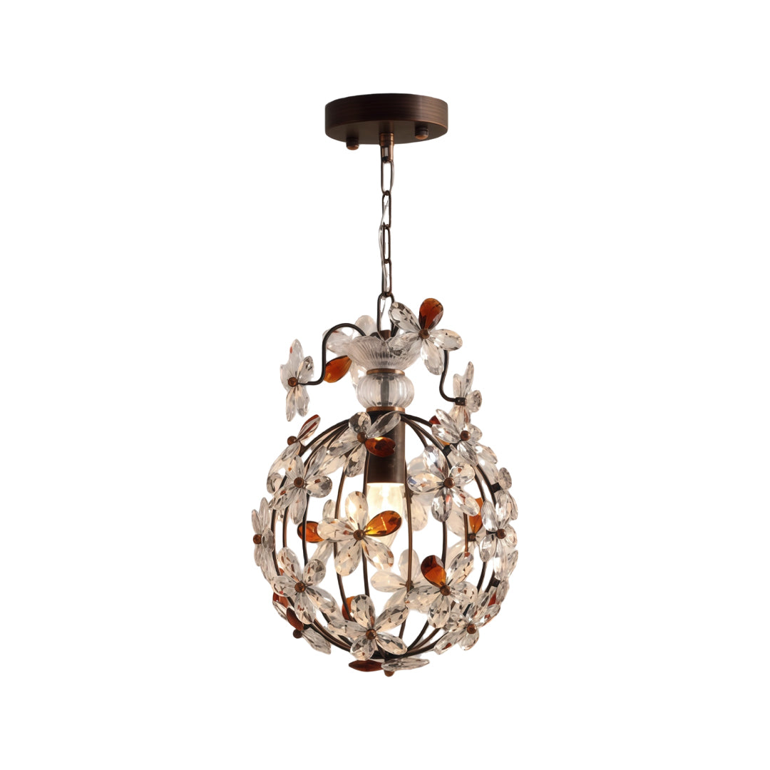 Pendant Lights with Crystals French Romantic Ceiling Light