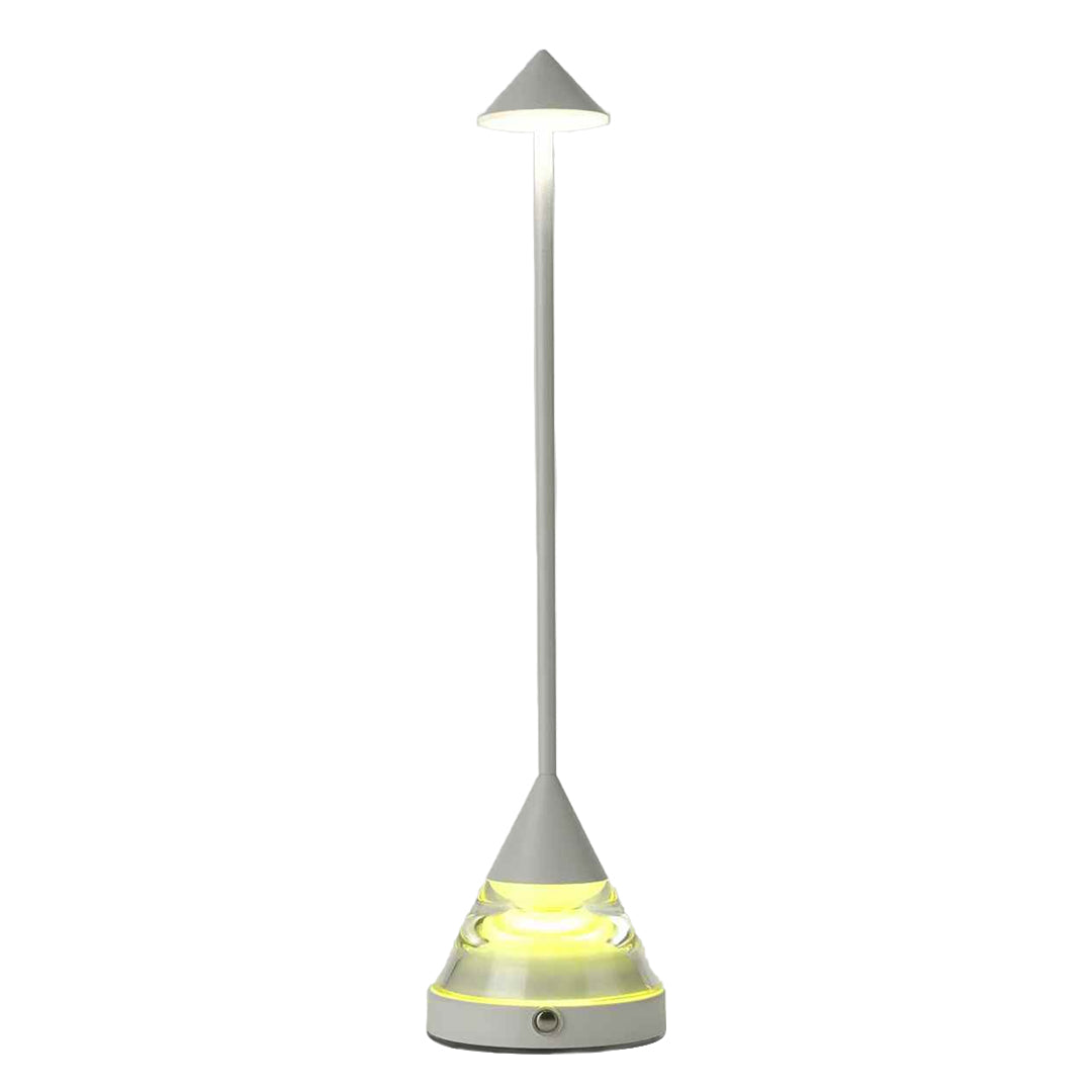 Unique Small Table Lamp Creative Pointed Aluminum Iron Accent Light