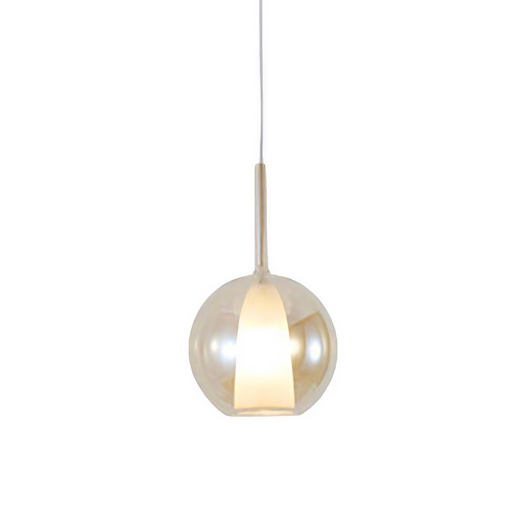Glass Ball Pendant Light Nordic LED Glass Art Island Light