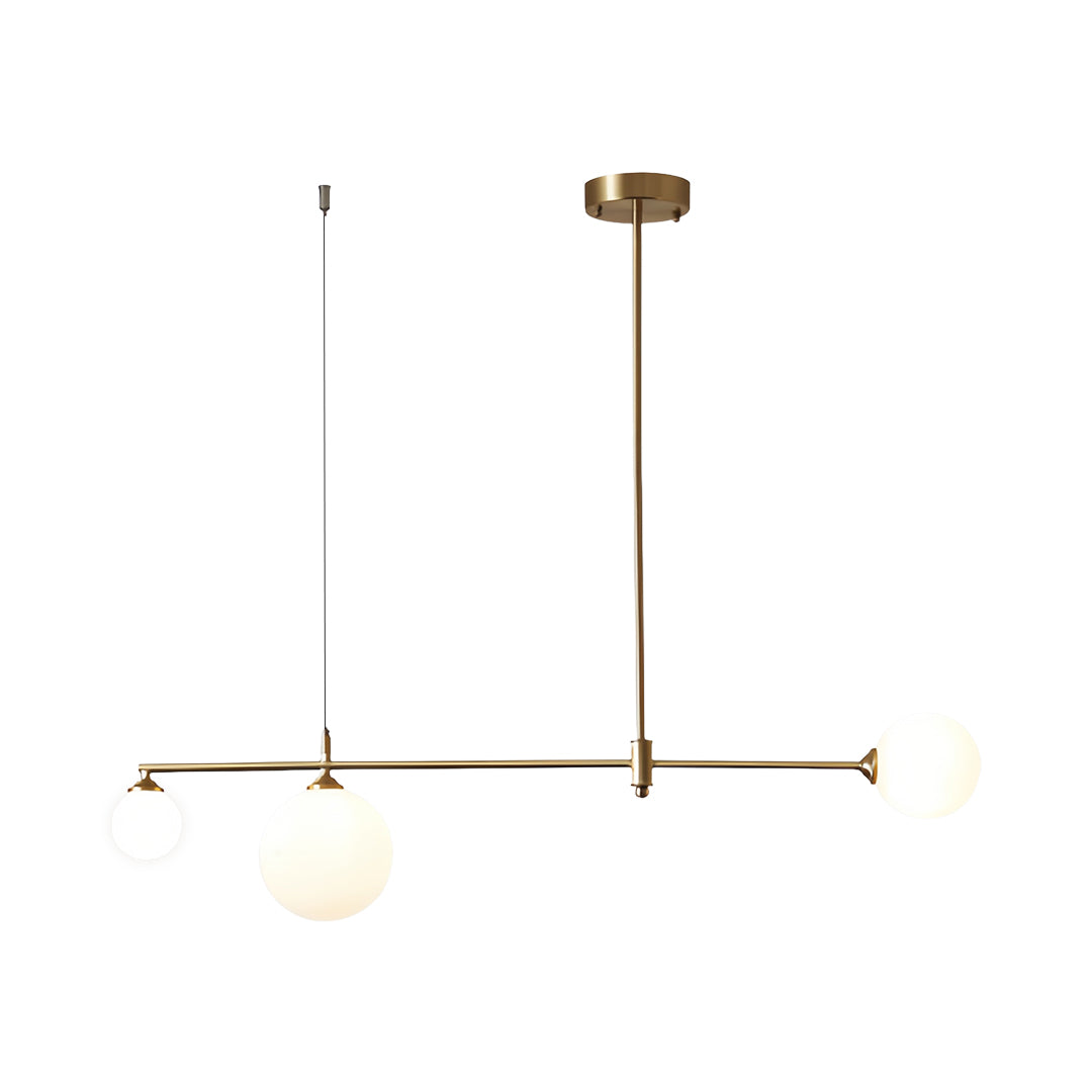 Bubble Glass Pendant Lights Nordic Minimalist Sleek Gold Ceiling Light