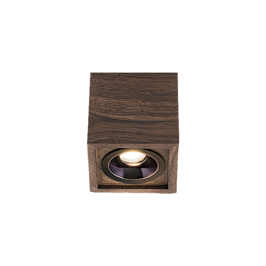 LED Recessed Downlights Walnut colored Stylish Multi-Head Lights