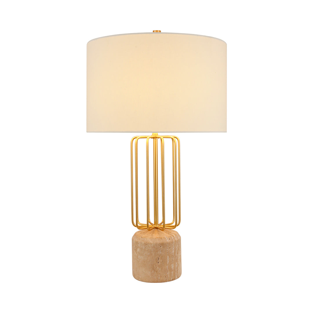 Geometric Metal Cage Table Light Nordic Style LED Eye-Care Lamp