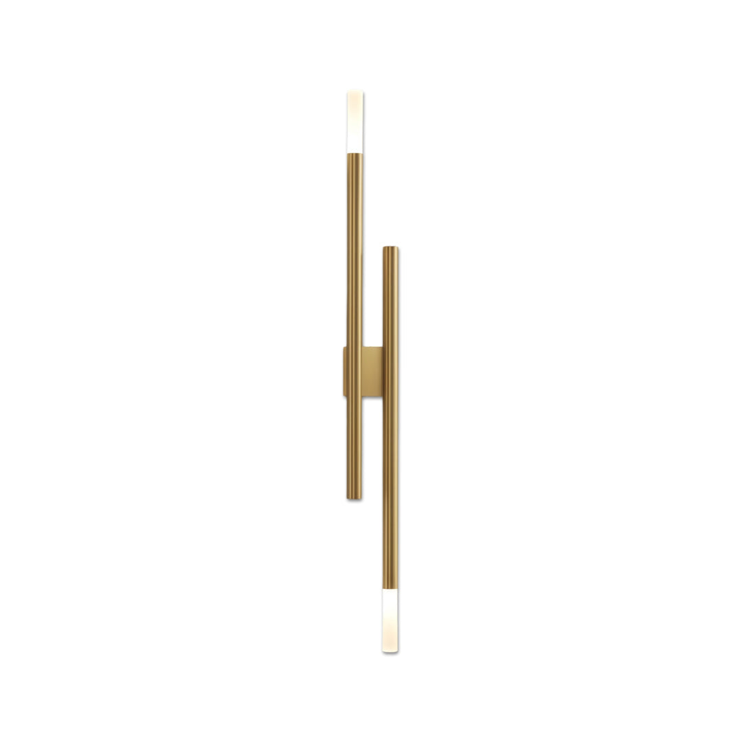 Modern Linear Wall Sconce Luxury H65 Solid Copper Light