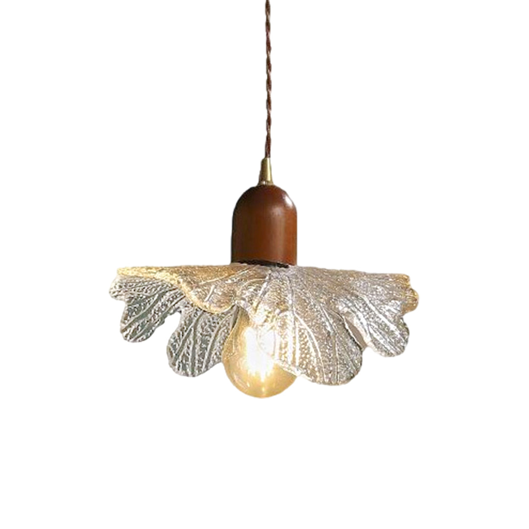 Lotus Light Pendant Japanese Retro Leaf Small Pendant Lamps