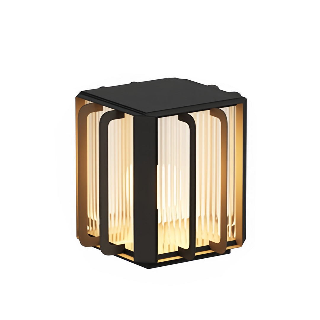 Outdoor Pillar Lantern Lights Modern Waterproof Fence Light