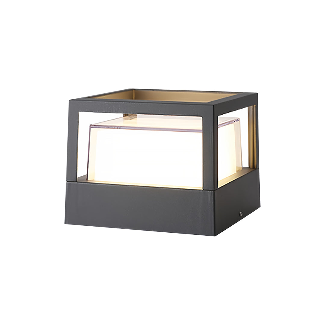 Square Pillar Lights Double-Layered Light-Blocking Outdoor Lamp