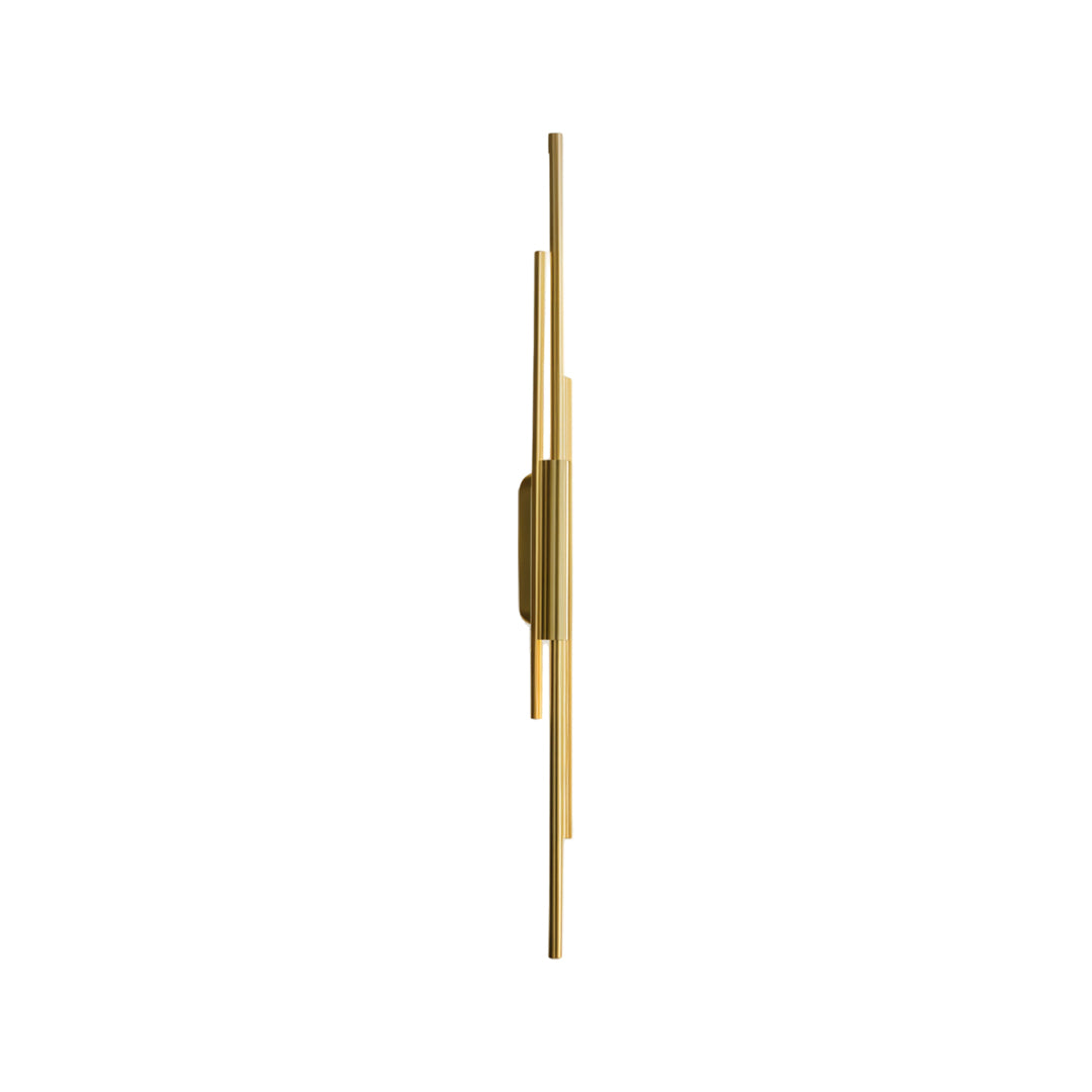 Contemporary Linear Wall Sconce Minimalist Solid Copper Light