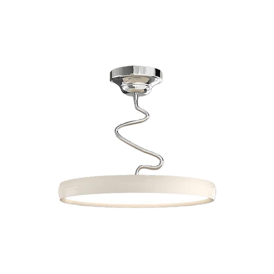 Modern Semi Flush Mount Ceiling Light Twisted Full-Spectrum Light