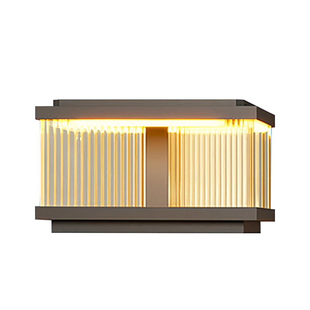 Pillar Post Lights Outdoor Waterproof Courtyard Square Light