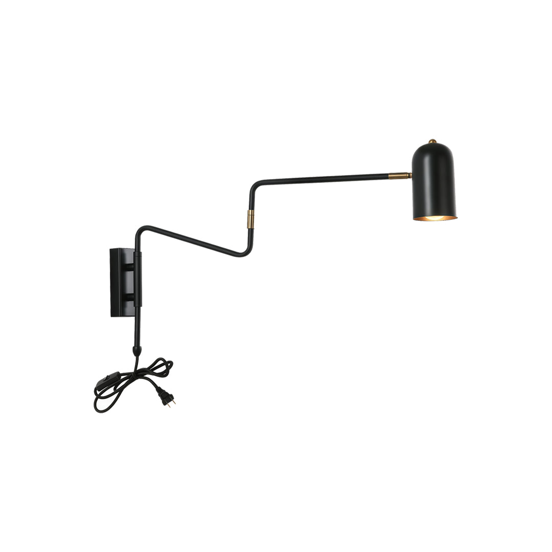 Bedroom Swing Arm Wall Sconces Nordic Adjustable Light