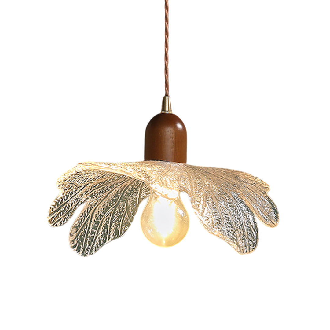 Lotus Light Pendant Japanese Retro Leaf Small Pendant Lamps
