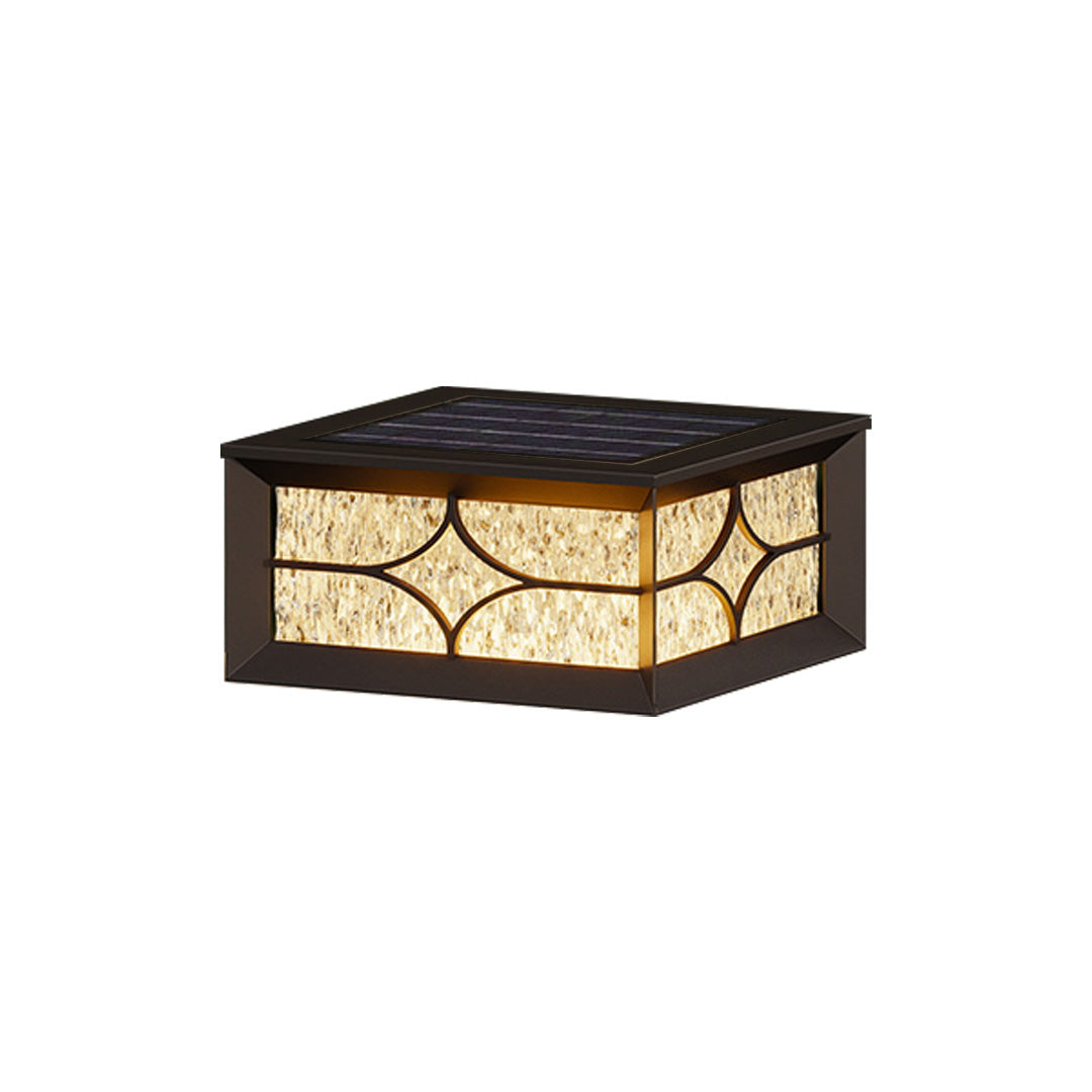 Exterior Pillar Light Waterproof Fence Gate Post Light