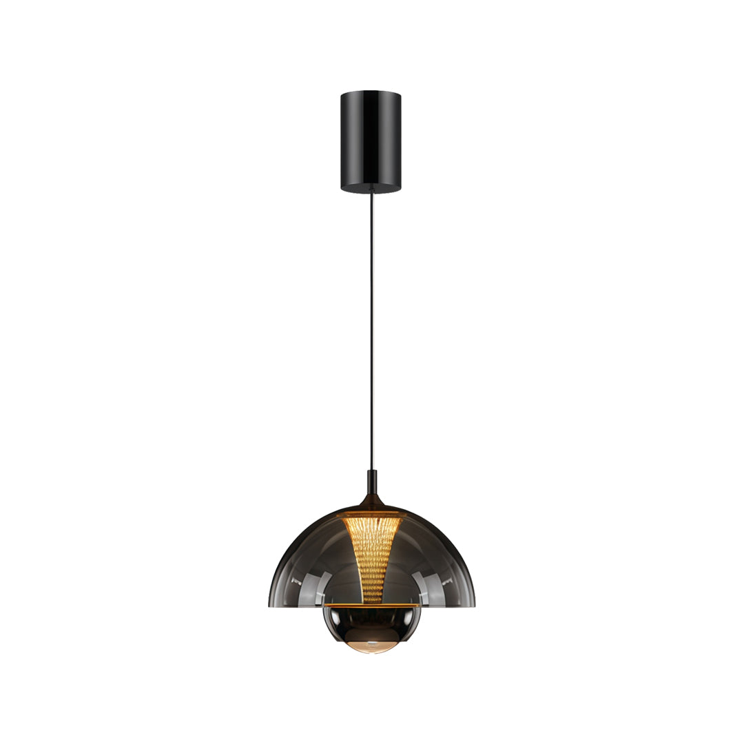 Black Pendant Ceiling Light Italian Bud-Inspired Light