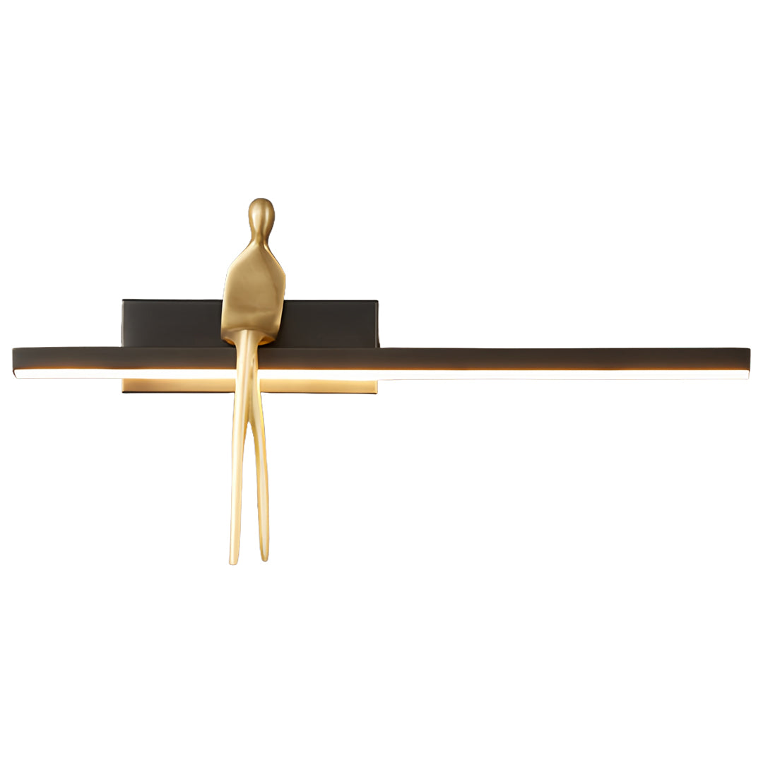 Art Wall Lights Italian Creative Gold Man Minimalist LED Artistic Lamp